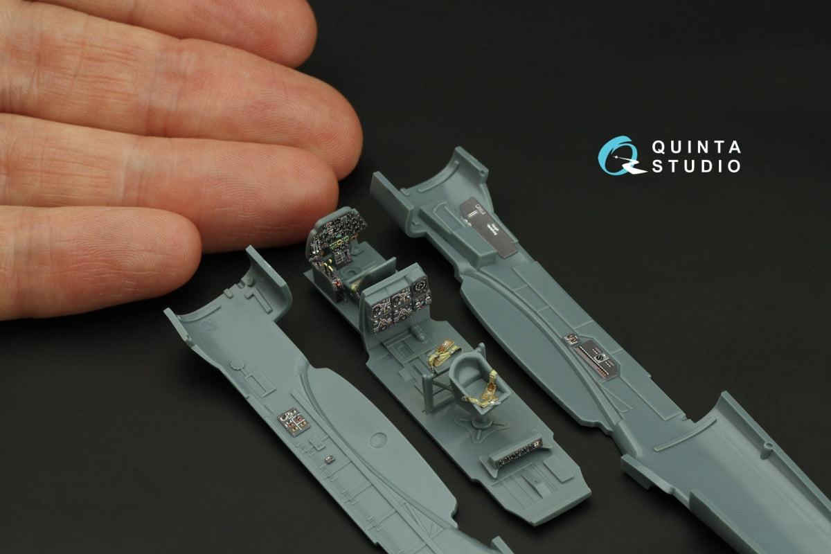 Quinta Studio QD72179 Bf 110C/D/E 3D-Printed &amp;amp; coloured Interior on decal paper (Eduard) 1/72 – zdjęcie 9
