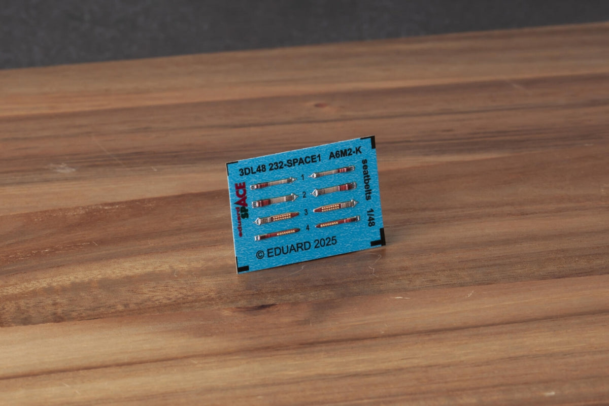 Eduard 3DL48232 A6M2-K seatbelts SPACE EDUARD 1/48