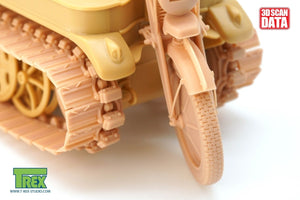 T-Rex Studio TR85060 Kettenkaraftrad Winterkette w/Sprockets, Wheels Type 2 1/35 – zdjęcie 4