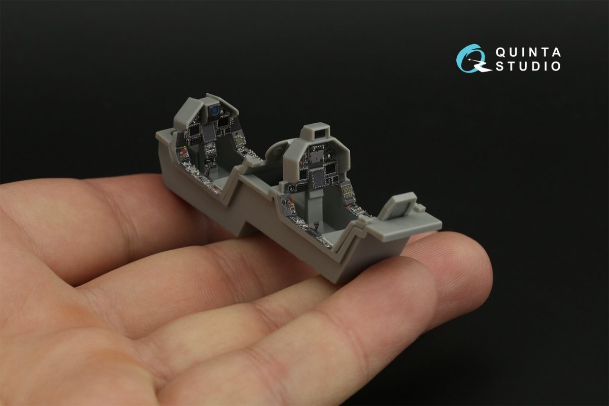 Quinta Studio QD48118 Mirage 2000-5B 3D-Printed &amp;amp; coloured Interior on decal paper (Kinetic) 1/48 – Bild 8
