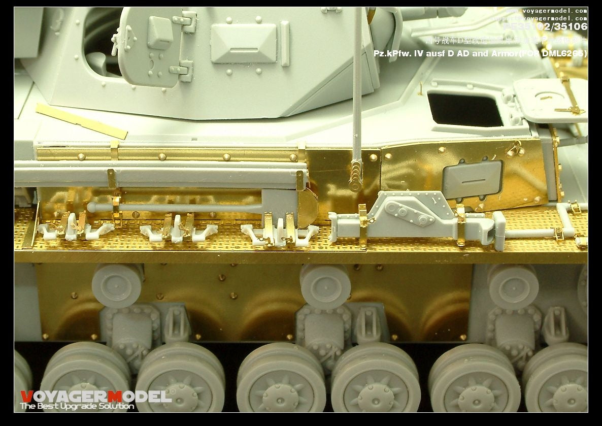 Voyager Model PE35102 Pz.KPfw. IV Ausf D For DRAGON 6265 1/35 – zdjęcie 7