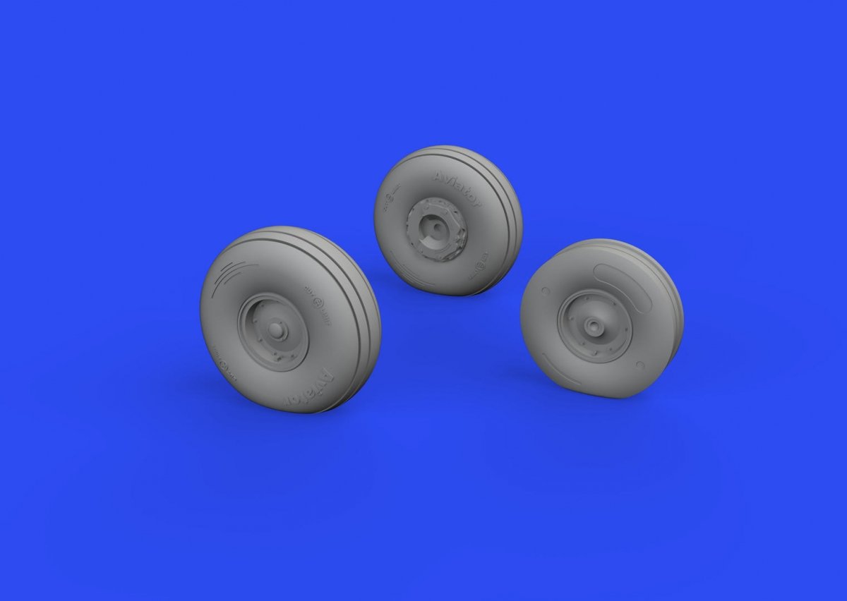 Eduard 648735 OV-10 wheels ICM 1/48 – immagine 2