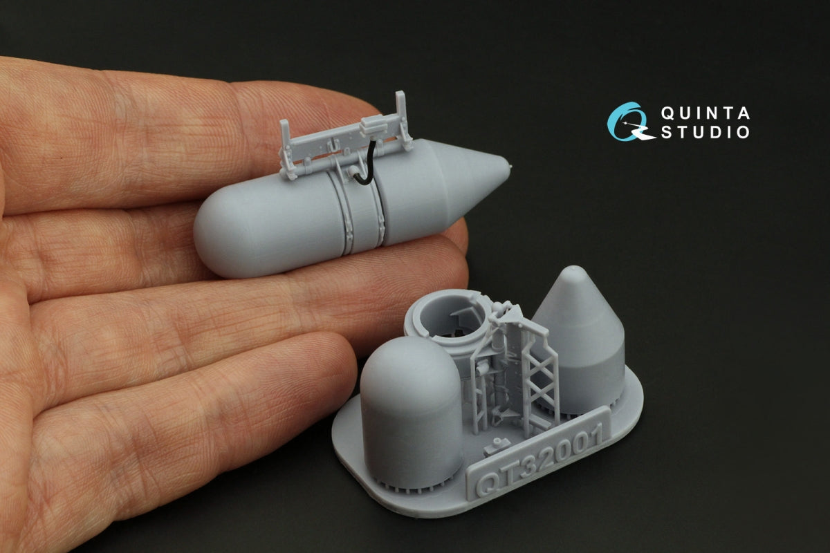 Quinta Studio QT32001 AN/APS-4 Radar Pod (All kits) 1/32 – Bild 7