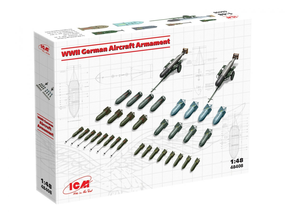ICM 48408 WWII German Aircraft Armament 1/48