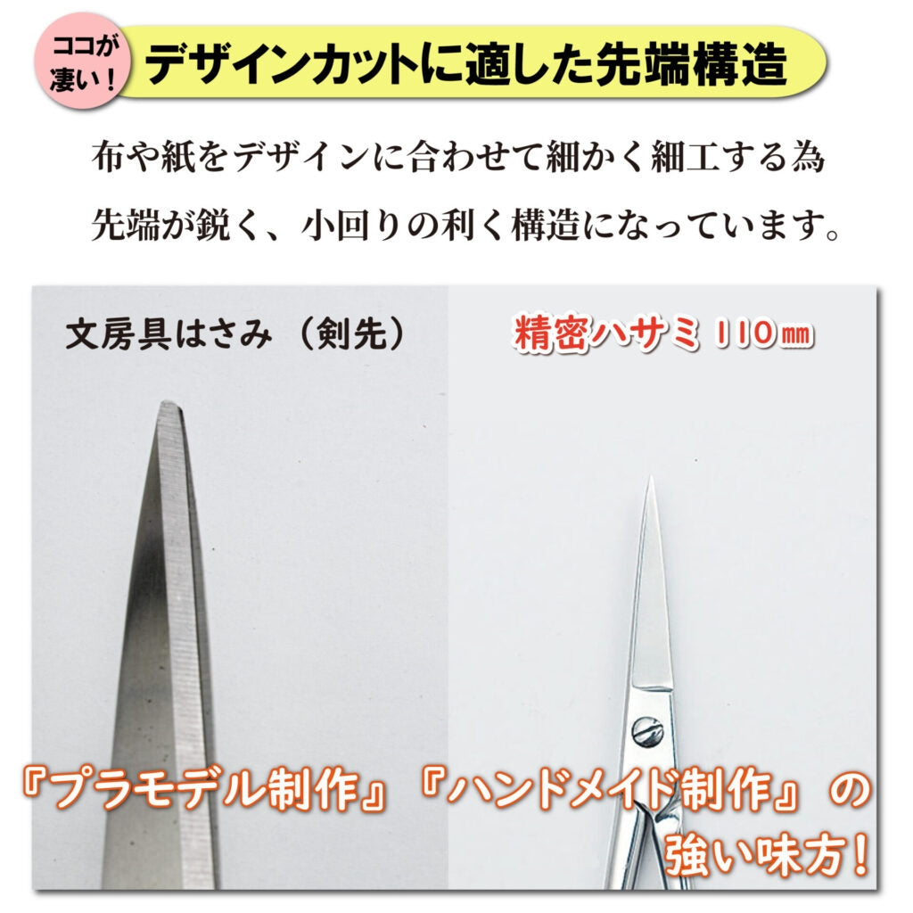Mineshima TM-30 Precision scissors 110mm (straight) / Precyzyjne nożyczki proste – immagine 3