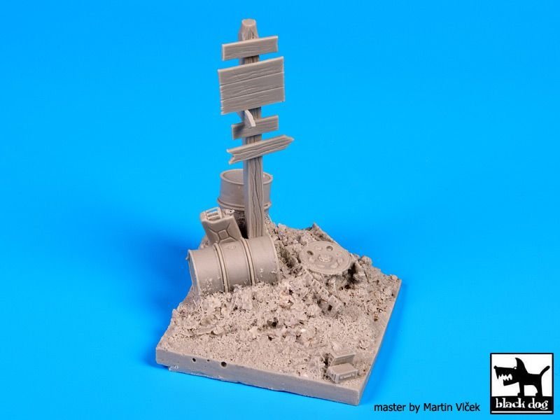 Black Dog D35042 Road signs base 1/35 – image 6