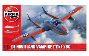 Airfix 02058A deHavilland Vampire T.11 / J-28C 1/72 – zdjęcie 2