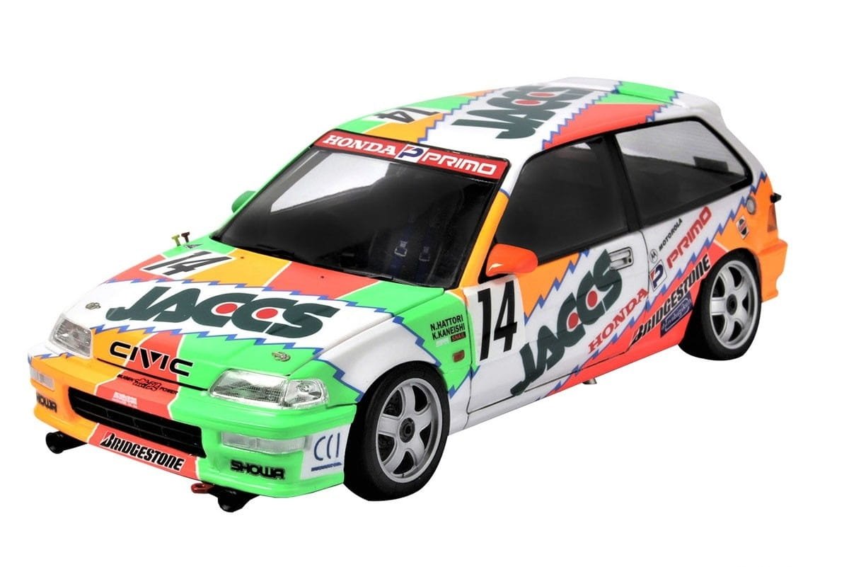 Nunu PN24021 HONDA Civic EF9 &amp;#39;92 JTC (AIDA) 1/24 – imagen 2