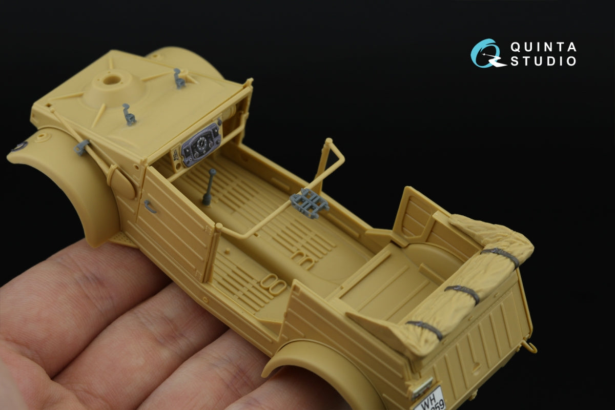 Quinta Studio QD+35141 Kubelwagen Type 82 3D-Printed &amp;amp; coloured Interior on decal paper (Tamiya) (with 3D-printed resin parts) 1/35 – Bild 10