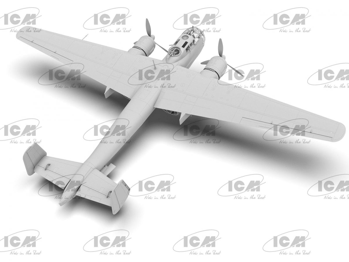 ICM 48275 Do 217K-2 with Gliding Bombs Fritz-X WWII German Bomber 1/48