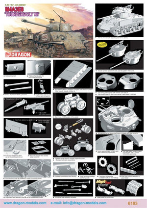 Dragon 6183 M4A3E8 &amp;quot;Thunderbolt VII&amp;quot; 1/35 – immagine 2