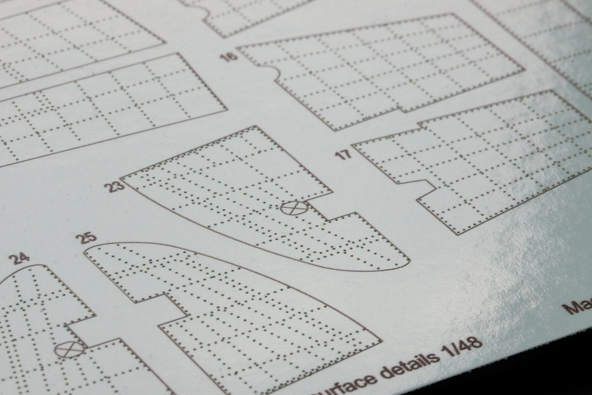Eduard ER48003 P-38J raised rivets &amp;amp; surface details TAMIYA 1/48 – Bild 5