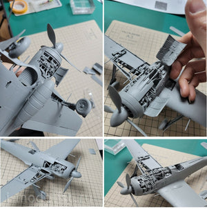 Border Model BF-003 Focke-Wulf Fw 190A-6 w/Wgr. 21 &amp;amp; Full engine and weapons interior 1/35 – image 2