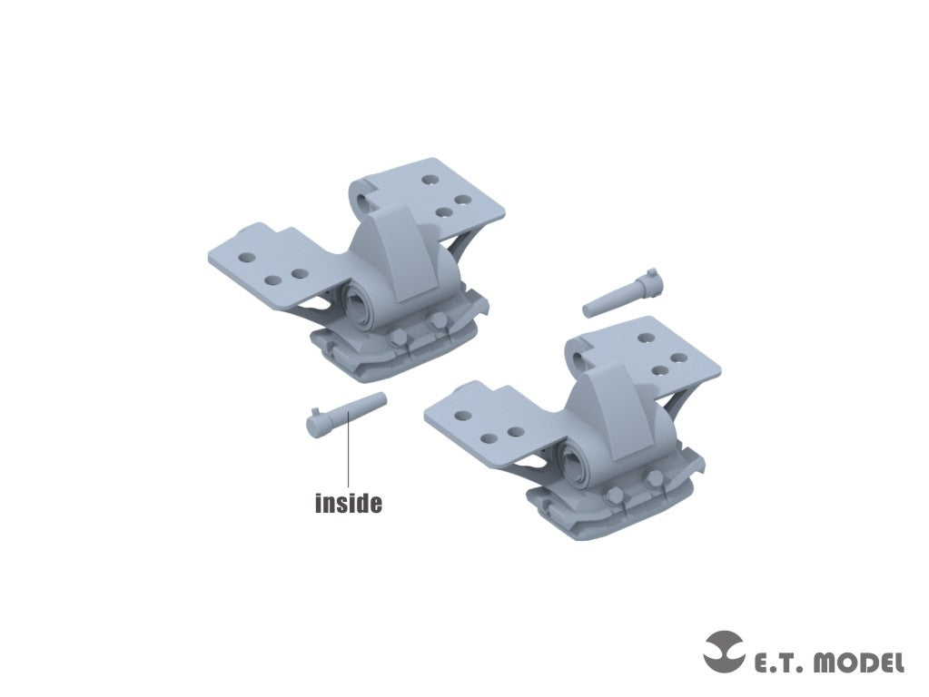 E.T. Model P35-405 WWII German Sd.kfz.251/Sd.kfz.11 Track links &amp;amp; Sprockets Early 3d Printed 1/35 – immagine 3