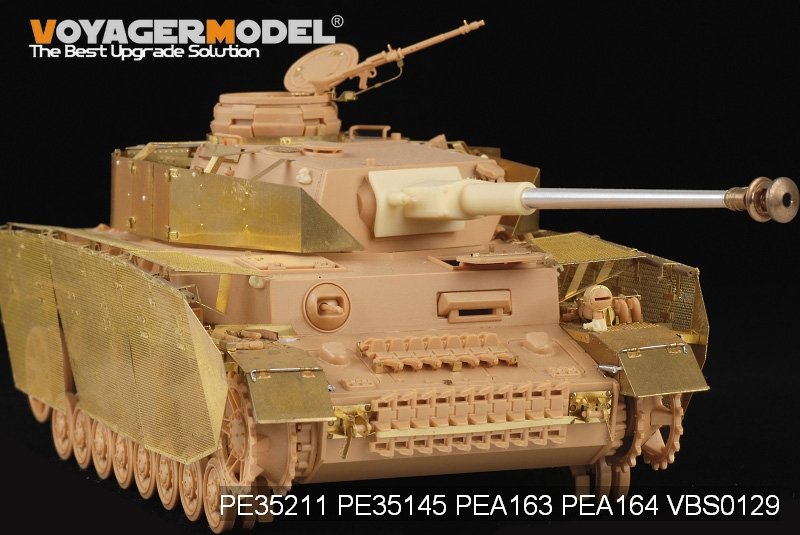Voyager Model PEA164 WWII German Panzer.IV Ausf.J &amp;quot;Thoma shields&amp;quot; wire mesh schürzen (For All) 1/35 – Bild 9