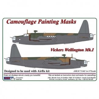 AML M73042 Vickers Wellington Mk.I - Masques de peinture de camouflage 1/72
