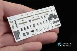Quinta Studio QD48030 P-38G 3D-Printed &amp;amp; coloured Interior on decal paper (for Tamiya kit) 1/48 – Bild 2
