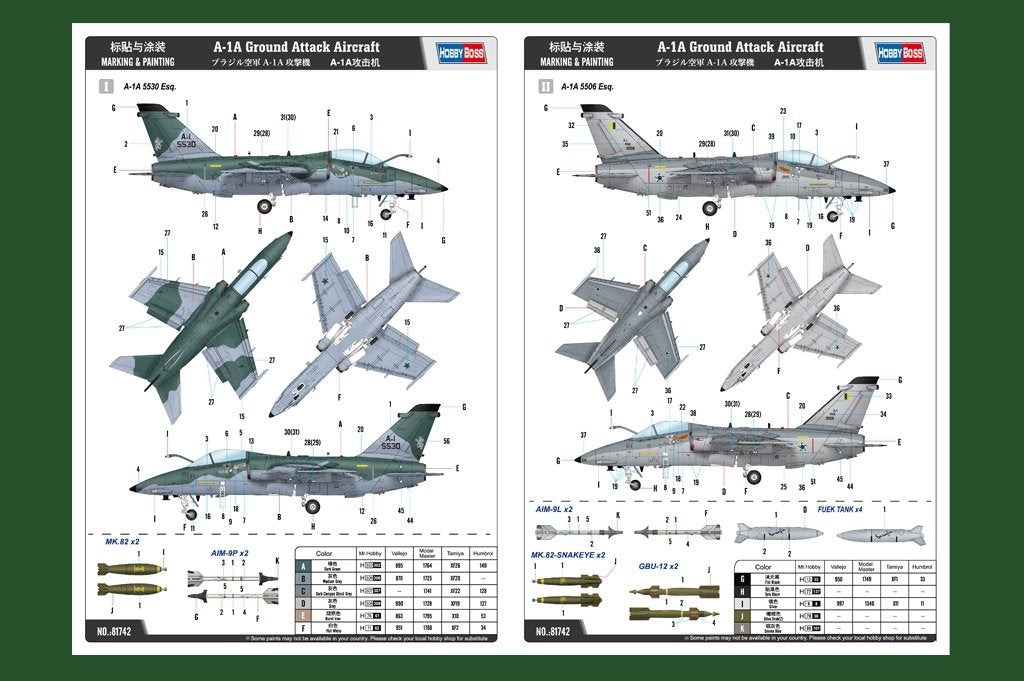 Hobby Boss 81742 A-1A Ground Attack Aircraft 1/48 – Bild 2