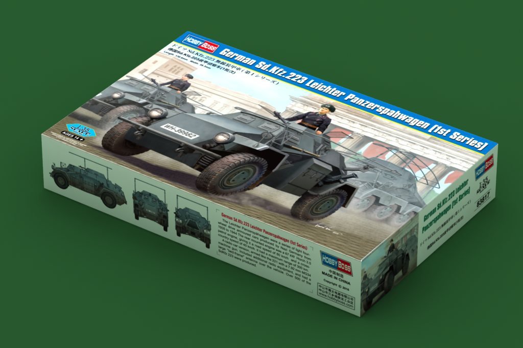 Hobby Boss 83817 allemand Sd.Kfz.223 Leichter Panzerspahwagen (1ère série) (1/35)  – image 2