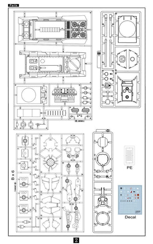 Modelcollect UA72126 Fist of War German WWII E-100 Supper Heavy Tank Nothung 1/72 – immagine 5