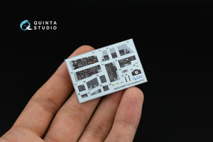 Quinta Studio QDS+48487 F-4C Phantom II 3D-Printed &amp;amp; coloured Interior on decal paper (Academy) (Small version) (with 3D-printed resin parts) 1/48 – immagine 6