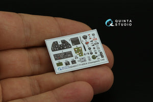 Quinta Studio QD48317 P-40E/K 3D-Printed &amp;amp; coloured Interior on decal paper (Hasegawa) 1/48 – imagen 4