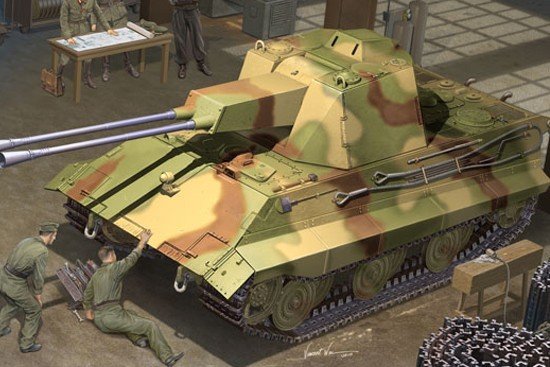 Trumpeter 01537 German E-50 Flakpanzer 1/35