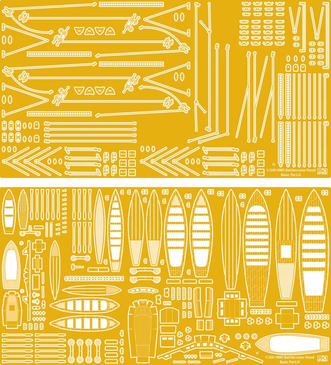 MK1 Design MD-20016 HMS Hood Value Pack 1/200 – Bild 2