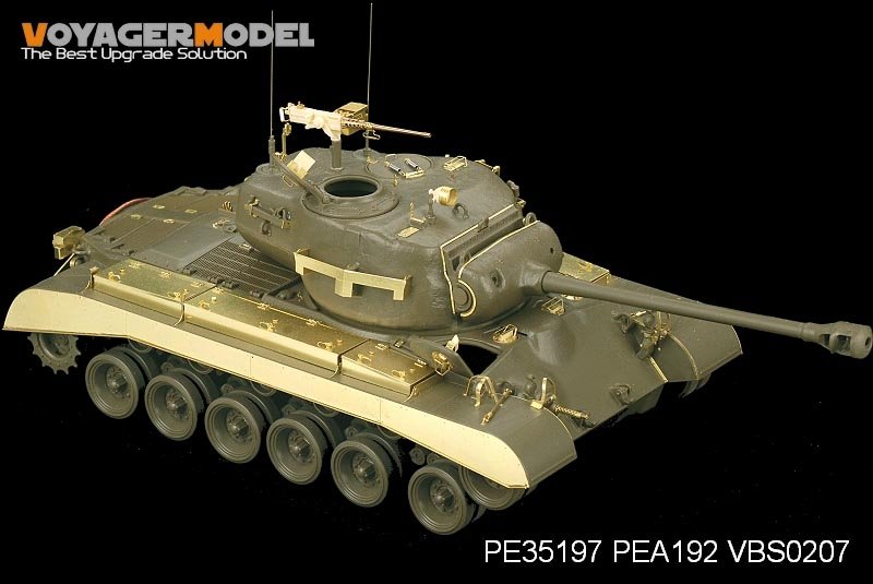 Maquette Voyager PE35197 Char M26 Pershing de l'armée américaine de la Seconde Guerre mondiale (modèle de base pour Tamiya 35254, échelle 1/35)