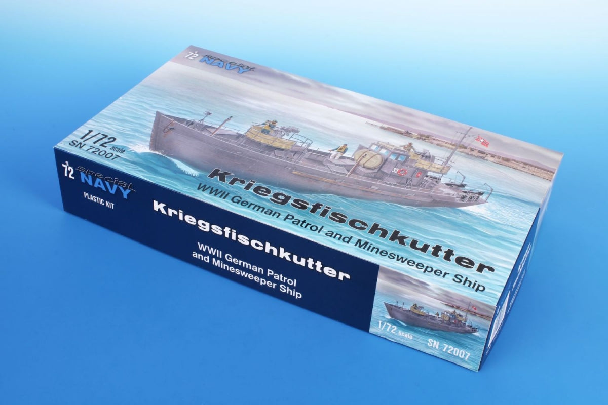 Special Hobby SN72007 Kriegsfischkutter ‘WWII German Patrol and Minesweeper Ship’ 1/72