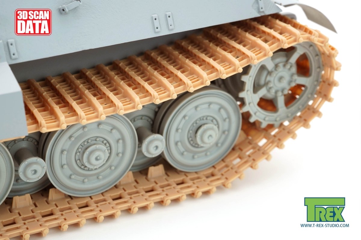 T-Rex Studio TR85051 King Tiger Tracks Initial Type Pattern 2 1/35 – immagine 3