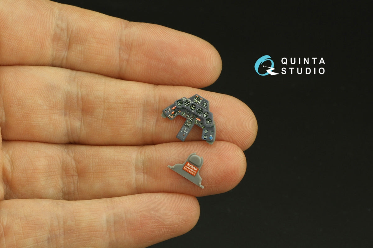 Quinta Studio QD48314 Fw 190A-3 3D-Printed &amp;amp; colored Interior on decal paper (Tamiya) 1/48 – image 5