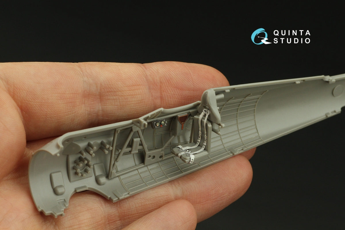 Quinta Studio QD48335 PZL P.11c 3D-Printed &amp;amp; colored Interior on decal paper (Arma Hobby) 1/48 – image 9