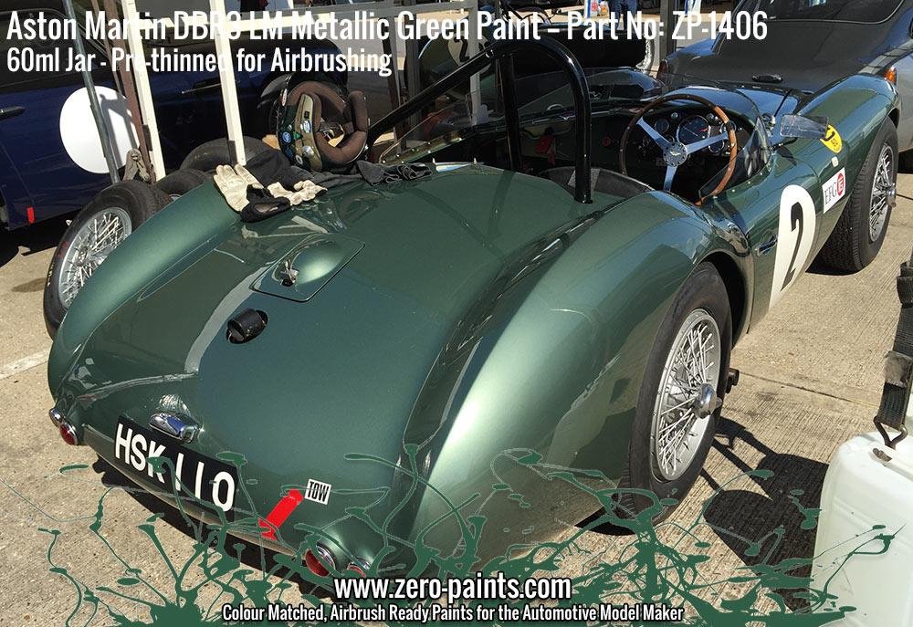 Zero Paints ZP-1406 - Aston Martin DBR3S LM Metallic Green Paint 60ml – Bild 5