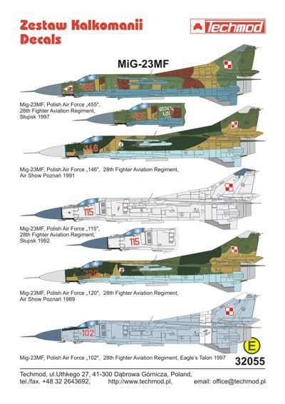 Techmod 32055 MiG-23MF 1/32 – immagine 2