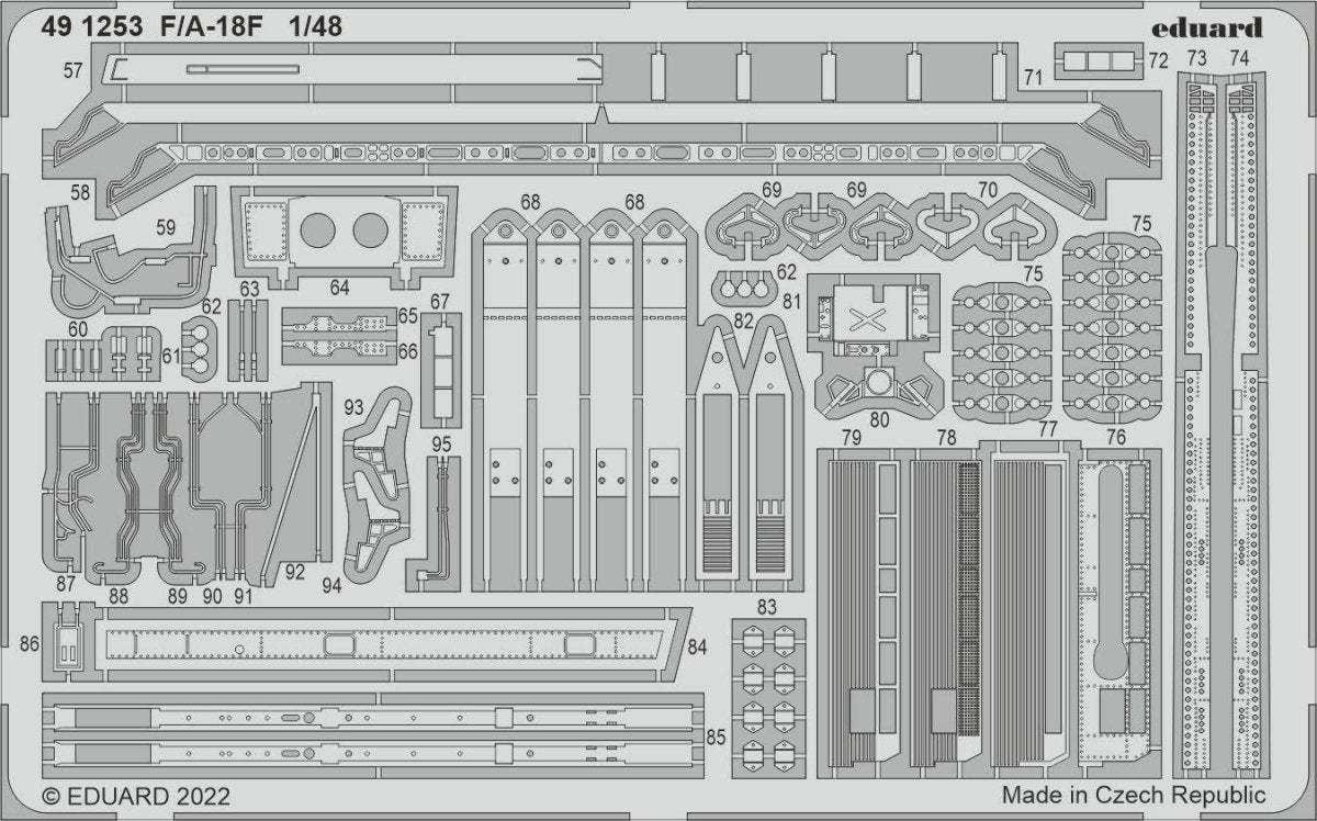 Eduard 491253 F/ A-18F MENG 1/48 – Bild 2