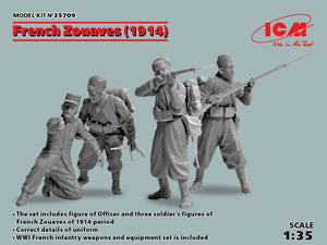 ICM 35709 Zouaves français (1914) (4 figurines) 1/35