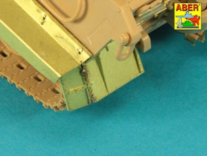Aber 48053 Jagdtiger Sd.Kfz. 186 –przednie i tylnie błotniki / Jagdtiger Sd.Kfz. 186 –Front &amp;amp; Rear Fenders 1/48 – imagen 3