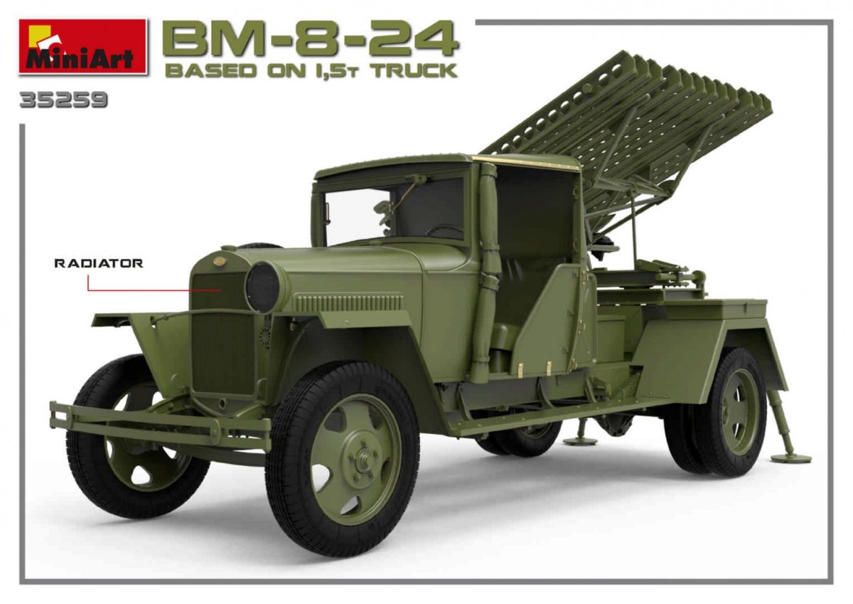 MiniArt 35259 Soviet Rocket Launcher BM-8-24 1/35 – imagen 14