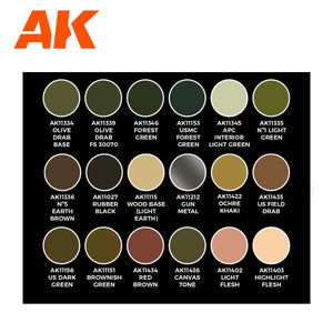 AK Interactive AK11763 SIGNATURE SET – ADAM WILDER 3G SET 18x17 ml – Bild 3