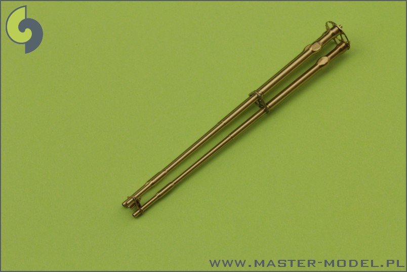 Master AM-35-001 M197 - Canon rotatif à trois tubes de 20 mm - tubes tournés avec brides de canon photogravées (1/35)  – image 2