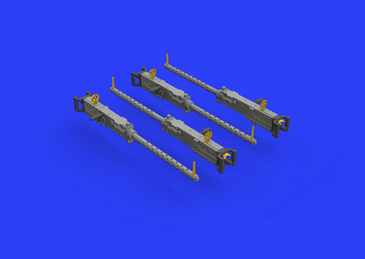 Eduard 648458 M2 Brownings w/ handles for aircraft 1/48 – immagine 3