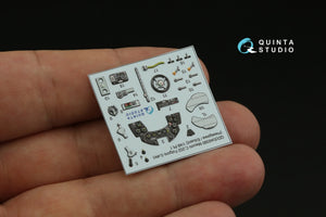 Quinta Studio QDS-48390 Macchi C.202 Folgore Late 3D-Printed &amp;amp; coloured Interior on decal paper (Hasegawa/Eduard) (Small version) 1/48 – Bild 7