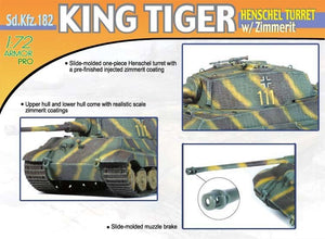 Dragon 7240 King Tiger Henschel Turret w/Zimm. 1/72 – Bild 3