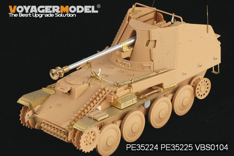 Garde-boues Voyager Model PE35225 pour char allemand Marder III M de la Seconde Guerre mondiale, compatibles avec le modèle TAMIYA 35255 au 1/35 – image 4