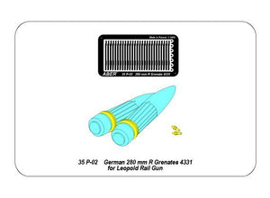 Aber 35P-02 Grenades R allemandes de 280 mm 4331 pour canon à rails Leopold – image 6