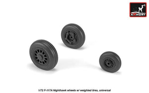 Roues Armory Models AW72325 F-117A Nighthawk avec pneus lestés 1/72 – image 2
