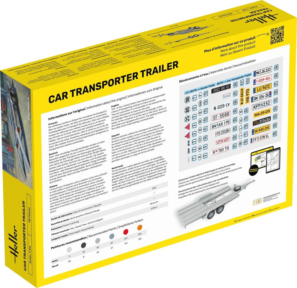 Heller 56774 Car Transport Trailer - Starter Kit 1/24 – Bild 4