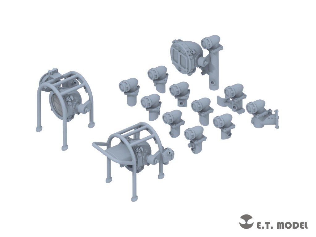 E.T. Model P35-270 Lights Set for Russian T-72 Family ( 3D Print ) 1/35 – immagine 2