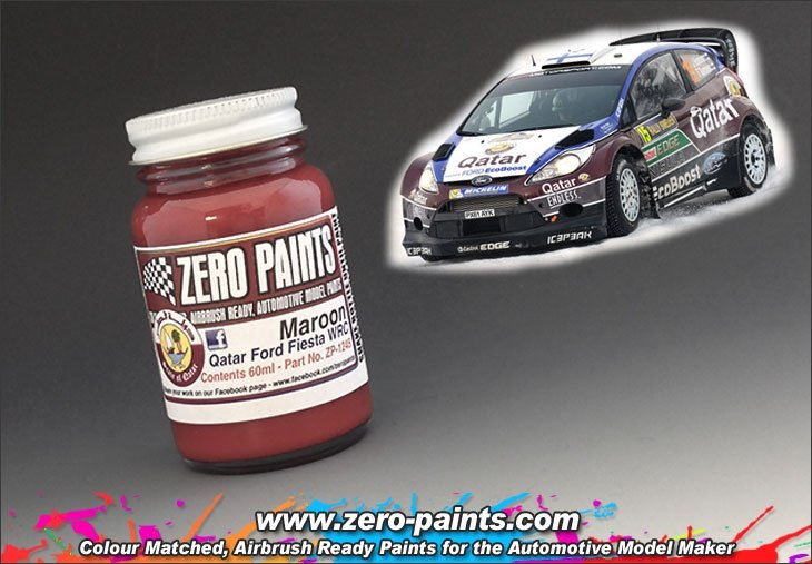 Peinture Zero Paints ZP-1245 Marron pour Ford Fiesta WRC Qatar, 60 ml